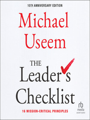 cover image of The Leader's Checklist, 10th Anniversary Edition